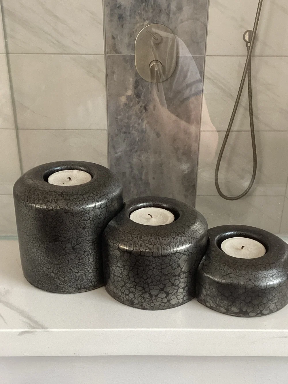 PartyLite Stepping Stones Tealight Holder Trio - Picture 2 of 4